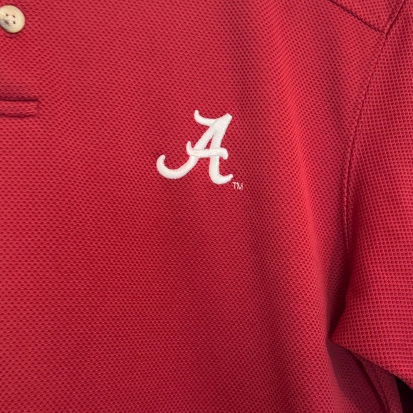 Columbia Omni Shade Alabama Crimson Tide Men’s‎ Polo Shirt Moisture Wicking  Sm - Picture 2 of 11